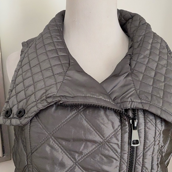 Marc New York Gray Quilted Vest Size Small - Picture 5 of 11